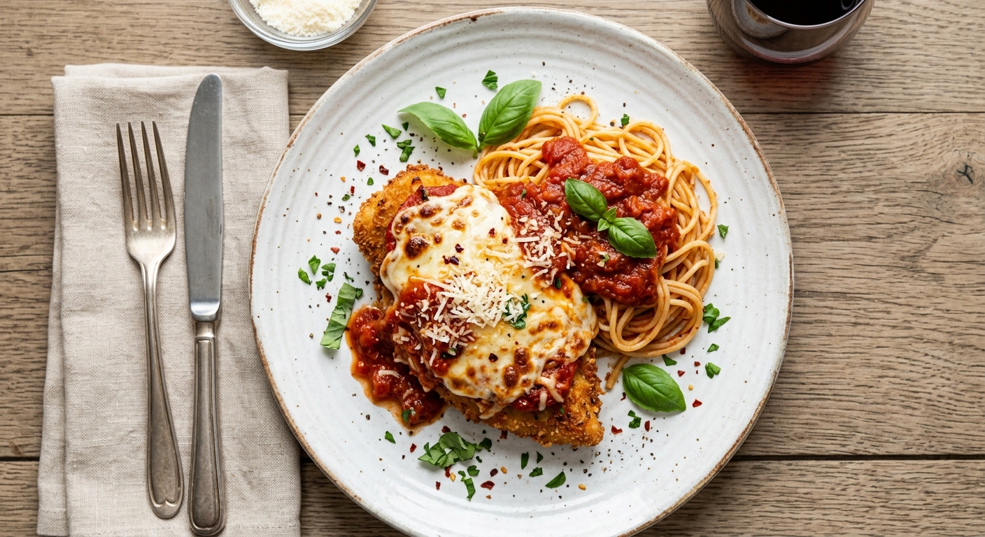 Classic Chicken Parmigiana Recipe | Cooking with Robots