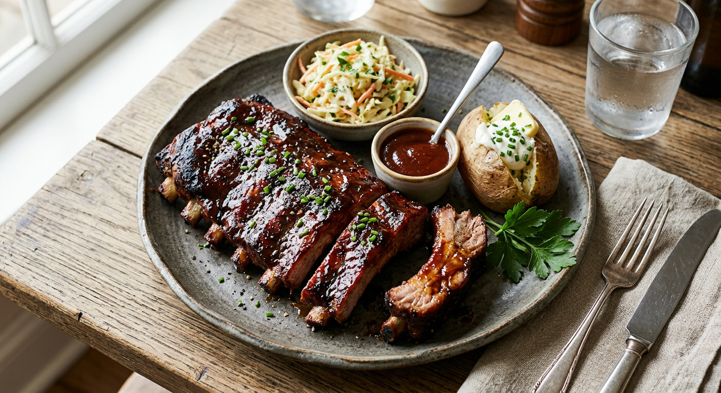 Memphis Wet-Style Sticky Ribs Recipe | Cooking with Robots