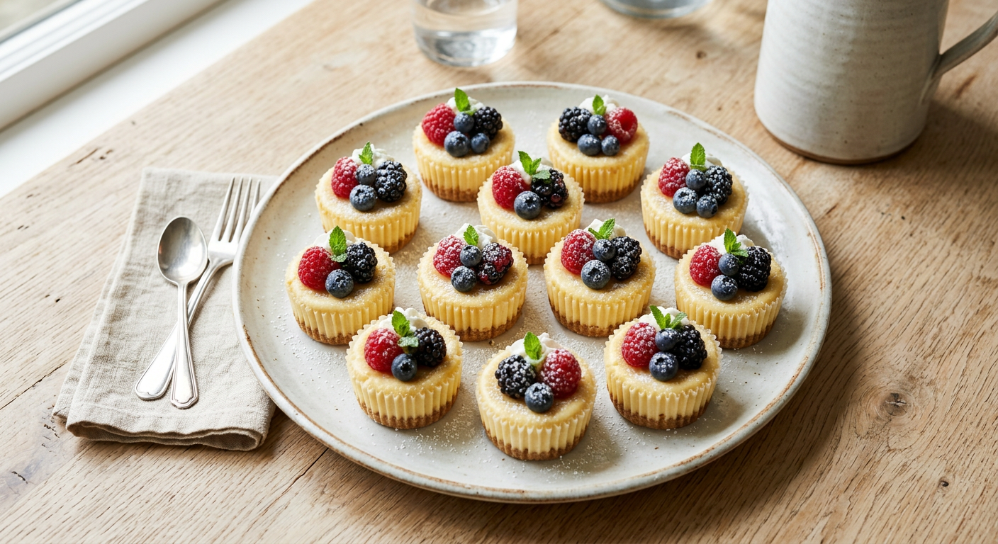 Mini Cheesecake Cupcakes