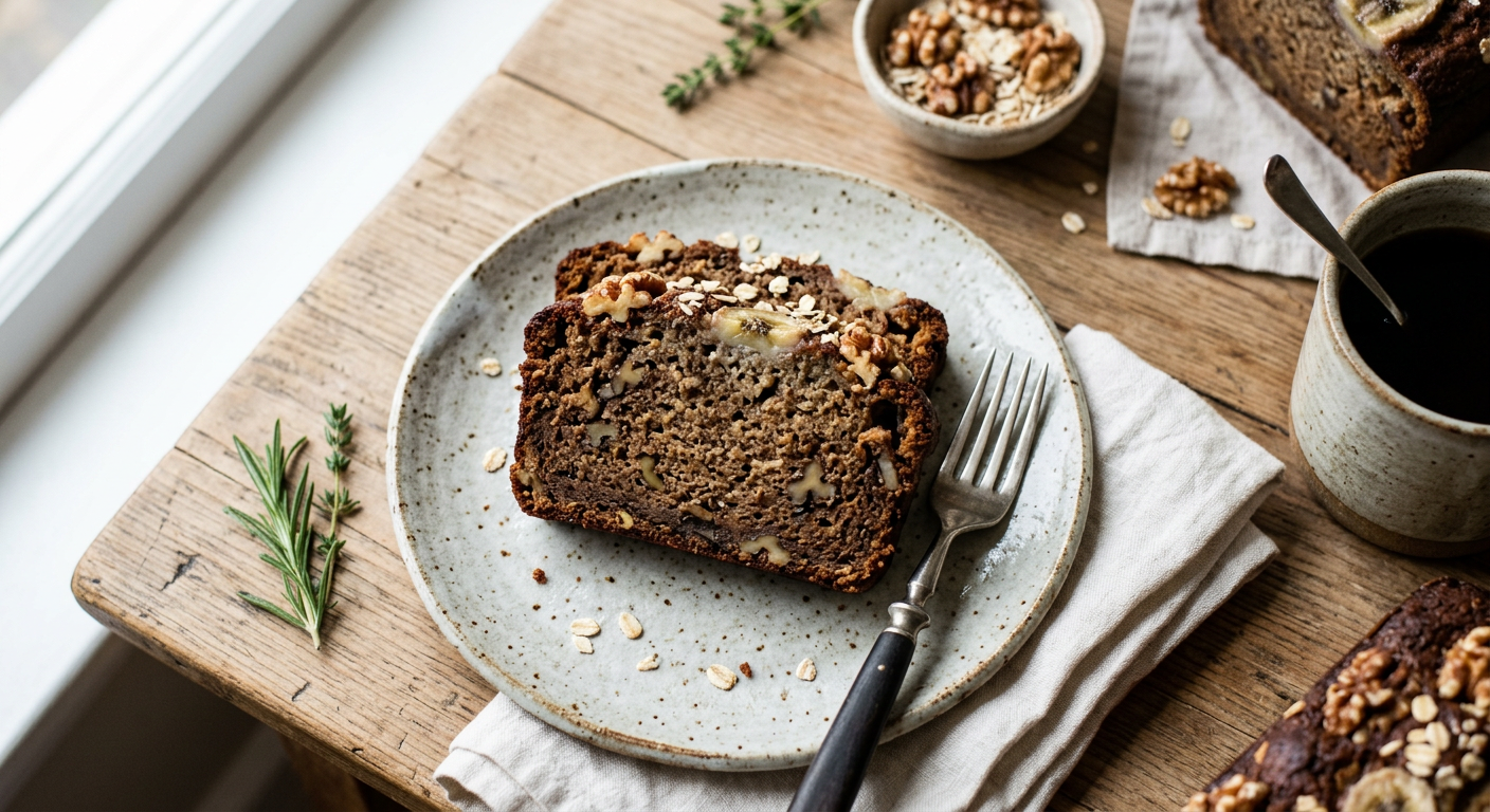 Moist Greek Yogurt Banana Bread Recipe | Cooking with Robots