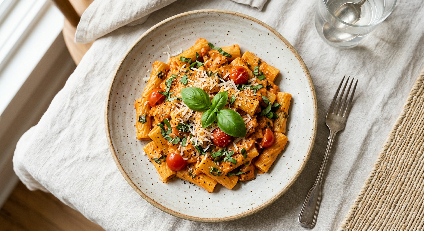 One Pot Creamy Tomato Basil Pasta 1771028083975 Orpe