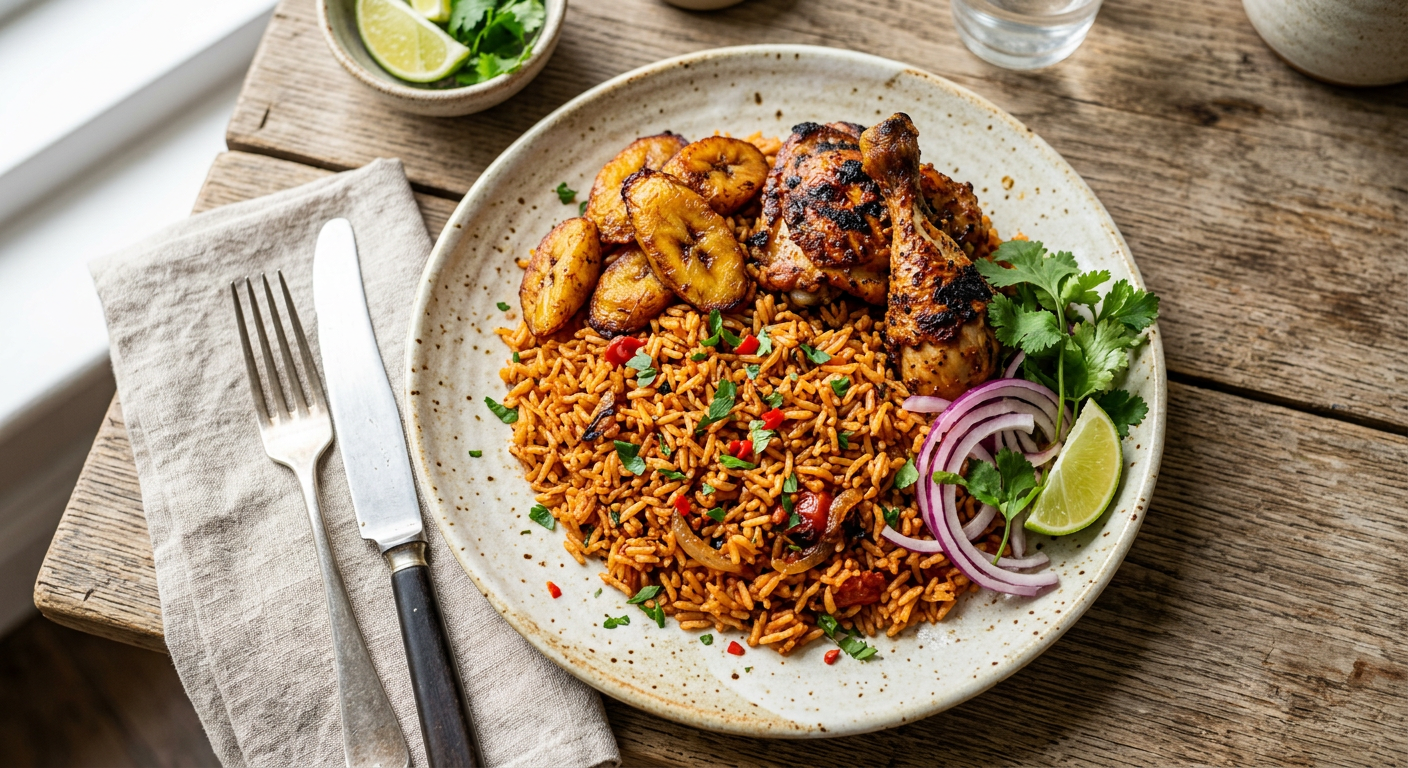 Smoky Firewood Jollof Rice Recipe | Cooking with Robots