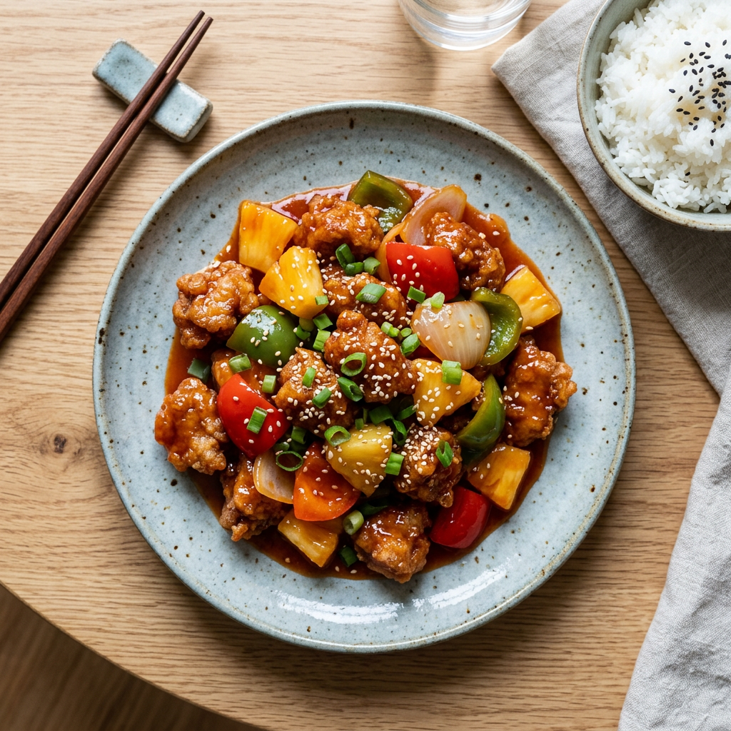 Sweet And Sour Pork Recipe | Cooking with Robots