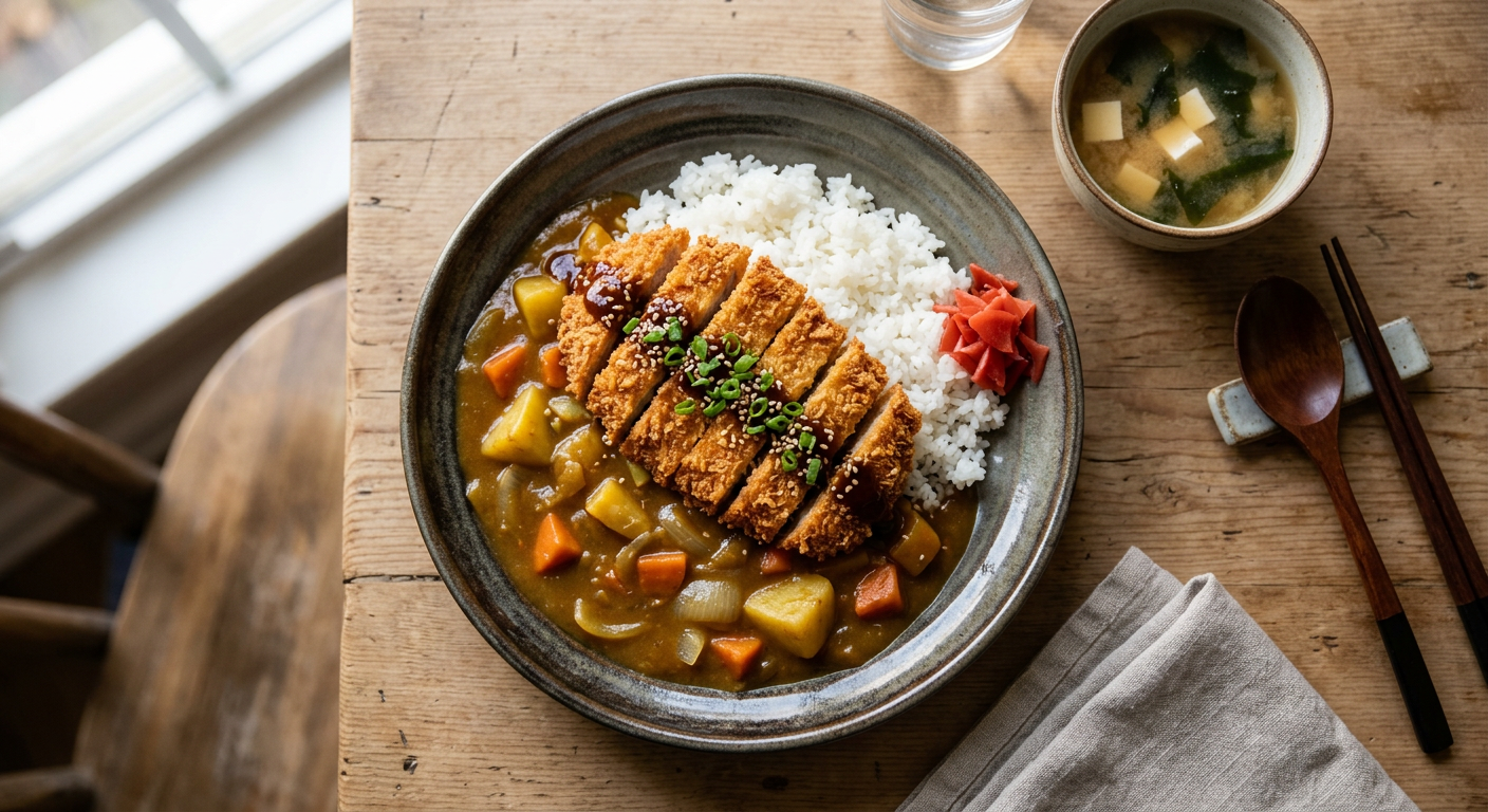 Tonkatsu Curry Katsu Curry Recipe | Cooking with Robots